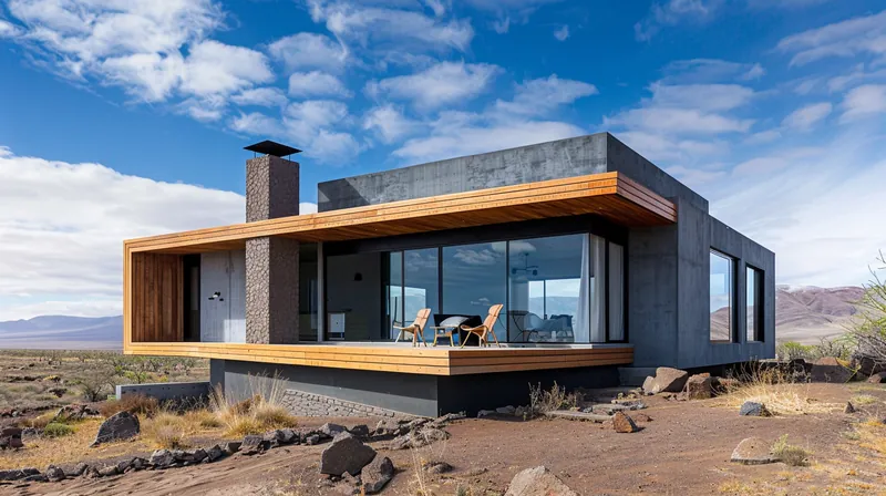 Visualización de la línea Loft de CasasMetal: Espacios abiertos, doble altura y máxima luz natural.